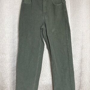 Empyre Tori Women’s Sage Green Wide Leg Corduroy Pants-Size 10